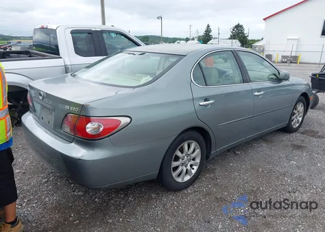 2004 Lexus Es 330 from USA, damaged, VIN JTHBA30G645042555